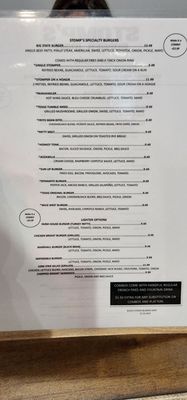 Menu photo 4 Stomp’s Burger Joint Missouri City, TX Menu photo 4 Stomp’s Burger Joint Missouri City, TX