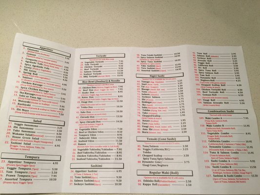 Menu photo 1 Haru Sushi Surrey, BC