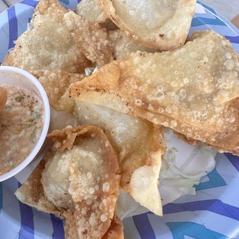 Fresh Off The Boat - Fried wonton filled with spicy crab - Seafood Near Me - Las Vegas, Nevada Fresh Off The Boat - Fried wonton filled with spicy crab - Seafood Near Me - Las Vegas, Nevada