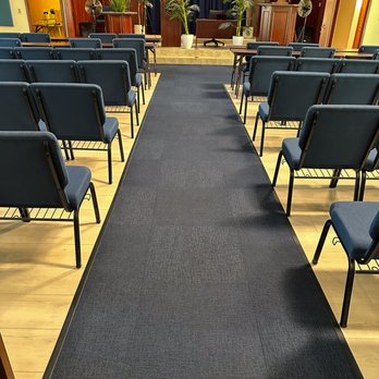 JR Carpet & Flooring - New carpet tiles installed with care -- adding comfort, beauty, and durability to this sacred space. - Flooring Near Me - Pittsburg, California JR Carpet & Flooring - New carpet tiles installed with care -- adding comfort, beauty, and durability to this sacred space. - Flooring Near Me - Pittsburg, California