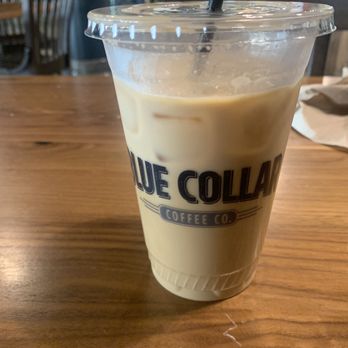Blue Collar Coffee - Iced Vanilla Latte - Coffee & Tea Near Me - Indianapolis, Indiana Blue Collar Coffee - Iced Vanilla Latte - Coffee & Tea Near Me - Indianapolis, Indiana