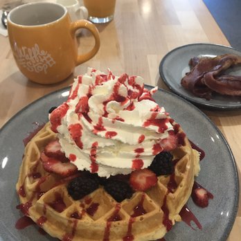 Waffle Stop - Berry Med, bacon, oj - Breakfast & Brunch Near Me - Tacoma, Washington Waffle Stop - Berry Med, bacon, oj - Breakfast & Brunch Near Me - Tacoma, Washington