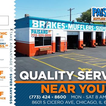 Paisano Mufflers and Auto Service - Have you visit us yet? - Auto Repair Near Me - Chicago, Illinois Paisano Mufflers and Auto Service - Have you visit us yet? - Auto Repair Near Me - Chicago, Illinois