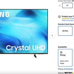 Samsung 43" TV