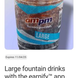 ampm - The promo I showed the clerk. But still charged me 1$