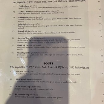 Naung Mai Thai Kitchen - Menu - Thai Near Me - Hilo, Hawaii