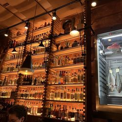 Mezcaleria Alma - Liquor wall