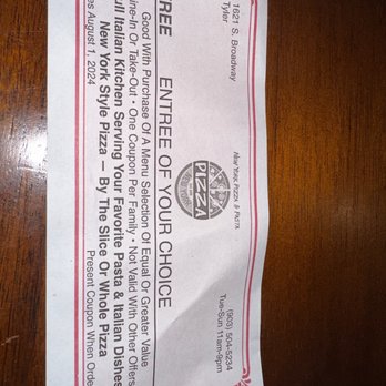 New York Pizza & Pasta - coupon - Italian Near Me - Tyler, Texas New York Pizza & Pasta - coupon - Italian Near Me - Tyler, Texas