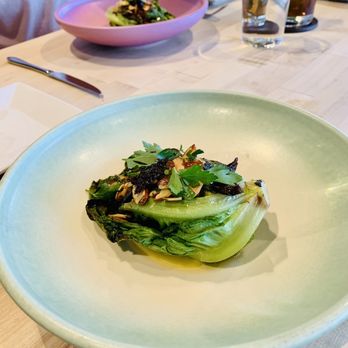 Miro Kaimuki - Charred gem lettuce - my fave course! - Asian Fusion Near Me - Honolulu, Hawaii Miro Kaimuki - Charred gem lettuce - my fave course! - Asian Fusion Near Me - Honolulu, Hawaii
