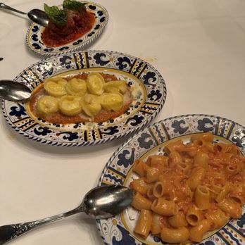 Carbone - Mario's Meatballs Spicy Rigatoni Vodka Tortellini al Ragu - Italian Near Me - New York, New York Carbone - Mario's Meatballs Spicy Rigatoni Vodka Tortellini al Ragu - Italian Near Me - New York, New York