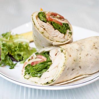 Founders Cafe - a chicken wrap with lettuce and tomatoes - Sandwiches Near Me - Rochester, New York Founders Cafe - a chicken wrap with lettuce and tomatoes - Sandwiches Near Me - Rochester, New York