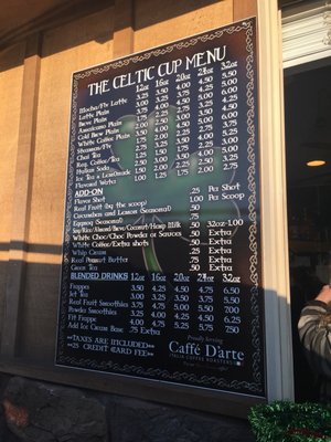 Menu photo 3 Celtic Cup Yakima, WA