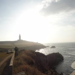 Punta Herminia - Vista de la Torre de Hercules