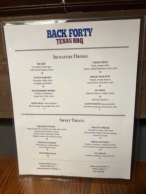 Menu photo 4 Back Forty Texas BBQ Pleasant Hill, CA