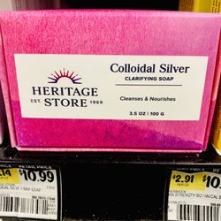 LOVE! Colloidal Silver, Amazing soap ya! Highest recommendations.