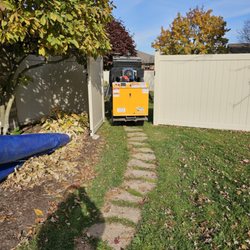 Grinde Time - Tracked machine, reduces in size to fit in most pedestrian gateways
