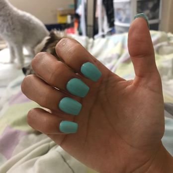 Raffine Nail & Spa - Acrylic gel refill with mild coffin shape by Hannah - Nail Salons Near Me - Annandale, Virginia
