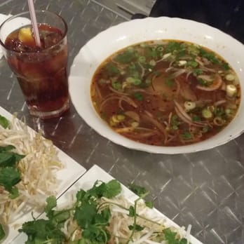 Ba Mien Bistro - Unimpressed bowl of bun bo hue - Vietnamese Near Me - Houston, Texas
