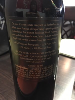Menu photo 7 Vintage Wine Merchants San Jose, CA
