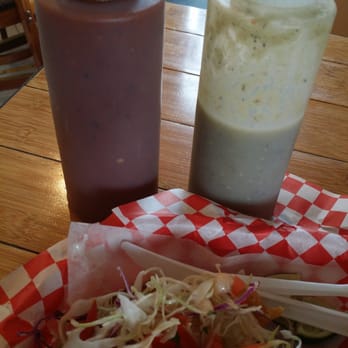 Taco Taco Poway - They bring sauces with free fish taco from check in - Mexican Near Me - Poway, California Taco Taco Poway - They bring sauces with free fish taco from check in - Mexican Near Me - Poway, California