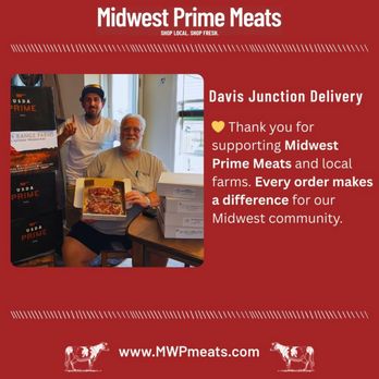 Midwest Prime Meats - The young guy on the left is the one who knocked on my door! - Food Delivery Services Near Me