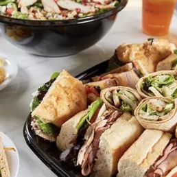 a platter of sandwiches a platter of sandwiches