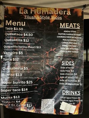 Menu photo 1 La Humadera Fremont, CA Menu photo 1 La Humadera Fremont, CA