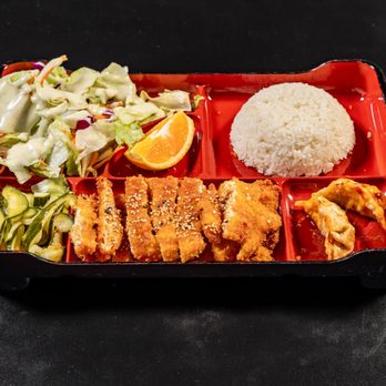 Express Sushi & Teriyaki - SESAME CHICKEN BENTO BOX. CROWD FAVORITE. - Japanese Near Me - Carmichael, California Express Sushi & Teriyaki - SESAME CHICKEN BENTO BOX. CROWD FAVORITE. - Japanese Near Me - Carmichael, California