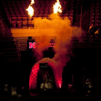 ICBalloons - 2016 NCAA Women's Gymnastics Championships - Entrance Arch with lights, fog and fire! - Balloon Services Near Me - Iowa City, Iowa ICBalloons - 2016 NCAA Women's Gymnastics Championships - Entrance Arch with lights, fog and fire! - Balloon Services Near Me - Iowa City, Iowa