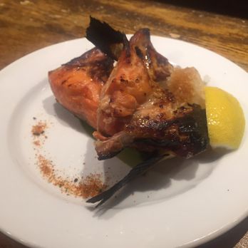 Guu with Garlic - Sake lees salmon neck - Japanese Near Me - Vancouver, British Columbia Guu with Garlic - Sake lees salmon neck - Japanese Near Me - Vancouver, British Columbia