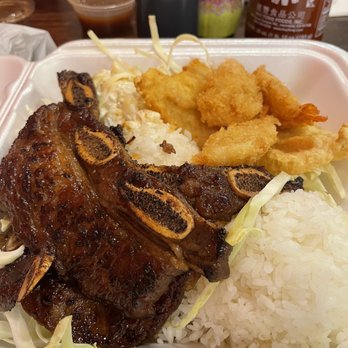 A1 Hawaiian BBQ - Beef short ribs, crispy shrimp, and fried fish - Hawaiian Near Me - Kent, Washington