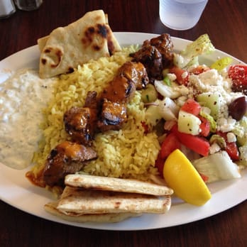 Mikonos Grill - Lamb Souvlaki Plate - Greek Near Me - Milpitas, California
