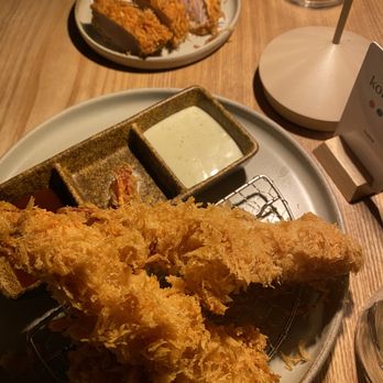Konban - Ebi katsu 3pcs ($19) + Tenderloin katsu ($17) - Izakaya Near Me - New York, New York