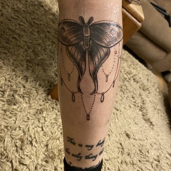Ants Tattoo Studio - Moth tattoo by Nikki - Tattoo Near Me - San Jose, California