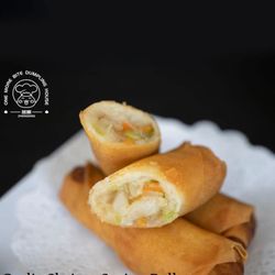 One More Bite Dumpling House - Garlic shrimp spring toll