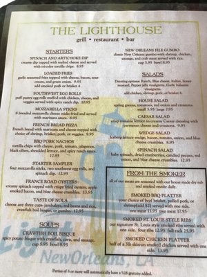Menu photo 6 The Lighthouse Bar & Grill New Orleans, LA Menu photo 6 The Lighthouse Bar & Grill New Orleans, LA
