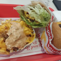 Double Double, protein style Double Double, and Animal Style fries Double Double, protein style Double Double, and Animal Style fries