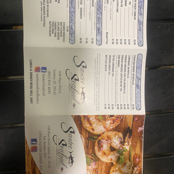 Santee Seafood Bistro - Menu - Seafood Near Me - Santee, South Carolina