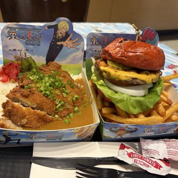 One Piece Cafe - Brook's Chicken Katsu Curry and Franky burger/fries - Themed Cafes Near Me - Las Vegas, Nevada One Piece Cafe - Brook's Chicken Katsu Curry and Franky burger/fries - Themed Cafes Near Me - Las Vegas, Nevada