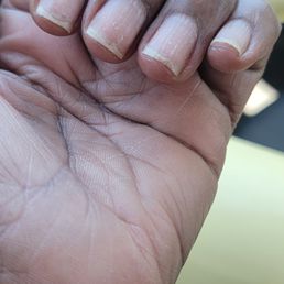 This is how I left. With nothing done to my nails. I'm so discussed This is how I left. With nothing done to my nails. I'm so discussed