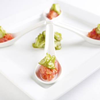 Small Wonders - Spicy Tuna Tar Tar with Fresh Japanese Pickles - Wedding Planning Near Me Small Wonders - Spicy Tuna Tar Tar with Fresh Japanese Pickles - Wedding Planning Near Me