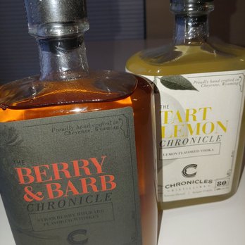 Chronicles Distilling - a bottle of berry and barb - Distilleries Near Me - Cheyenne, Wyoming