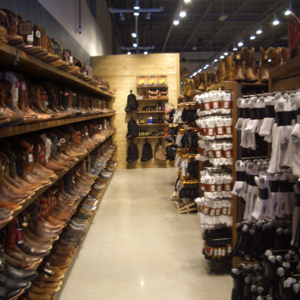 Boot Barn - Rows of shelves of boots - Shoe Stores Near Me - North Wales, Pennsylvania