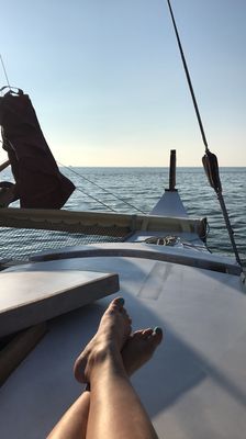 Sailing Montauk's Catamaran Mon Tiki by null