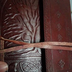 Sage N Smudge - I'm loving the new journal I picked up. Filled with hand made paper too; that's a plus!