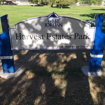 Harvest Estates Park - Sign - Parks Near Me - West Jordan, Utah Harvest Estates Park - Sign - Parks Near Me - West Jordan, Utah