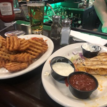 Archie Moore’s - Waffle fries and what's left of a Buffalo chicken quesadilla - Dive Bars Near Me - Branford, Connecticut Archie Moore’s - Waffle fries and what's left of a Buffalo chicken quesadilla - Dive Bars Near Me - Branford, Connecticut