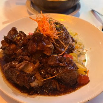 Irie Ting Jamaican Grill - Oxtail,  Rice & Peas and cabbage - Caribbean Near Me - Richmond, Virginia