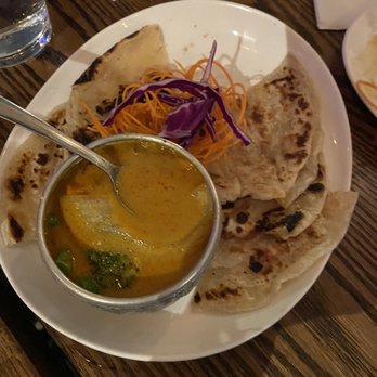 Thailicious - Roti Bread with potatoes curry sauce - Thai Near Me - New York, New York