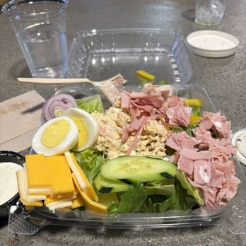 The Over Bite - Chef Salad (w chicken salad added in center). - Juice Bars & Smoothies Near Me - Monticello, Utah